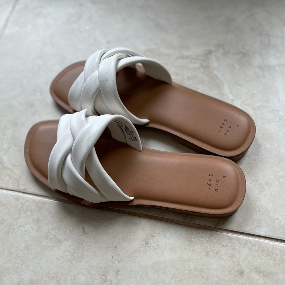A new day slip on sandals